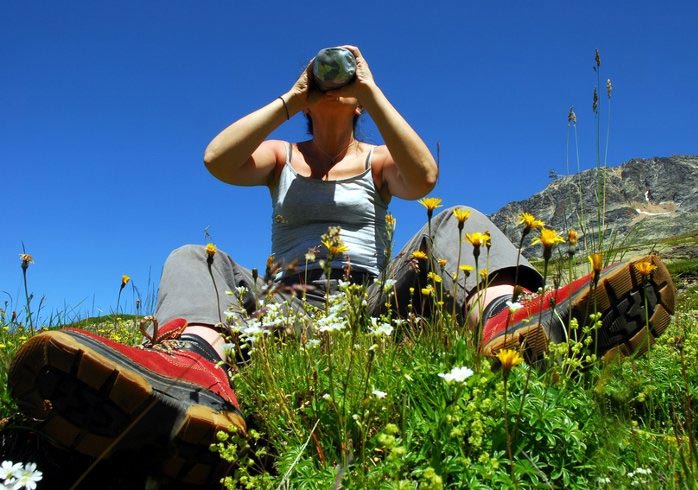 Wandern in den Bergen Österreichs